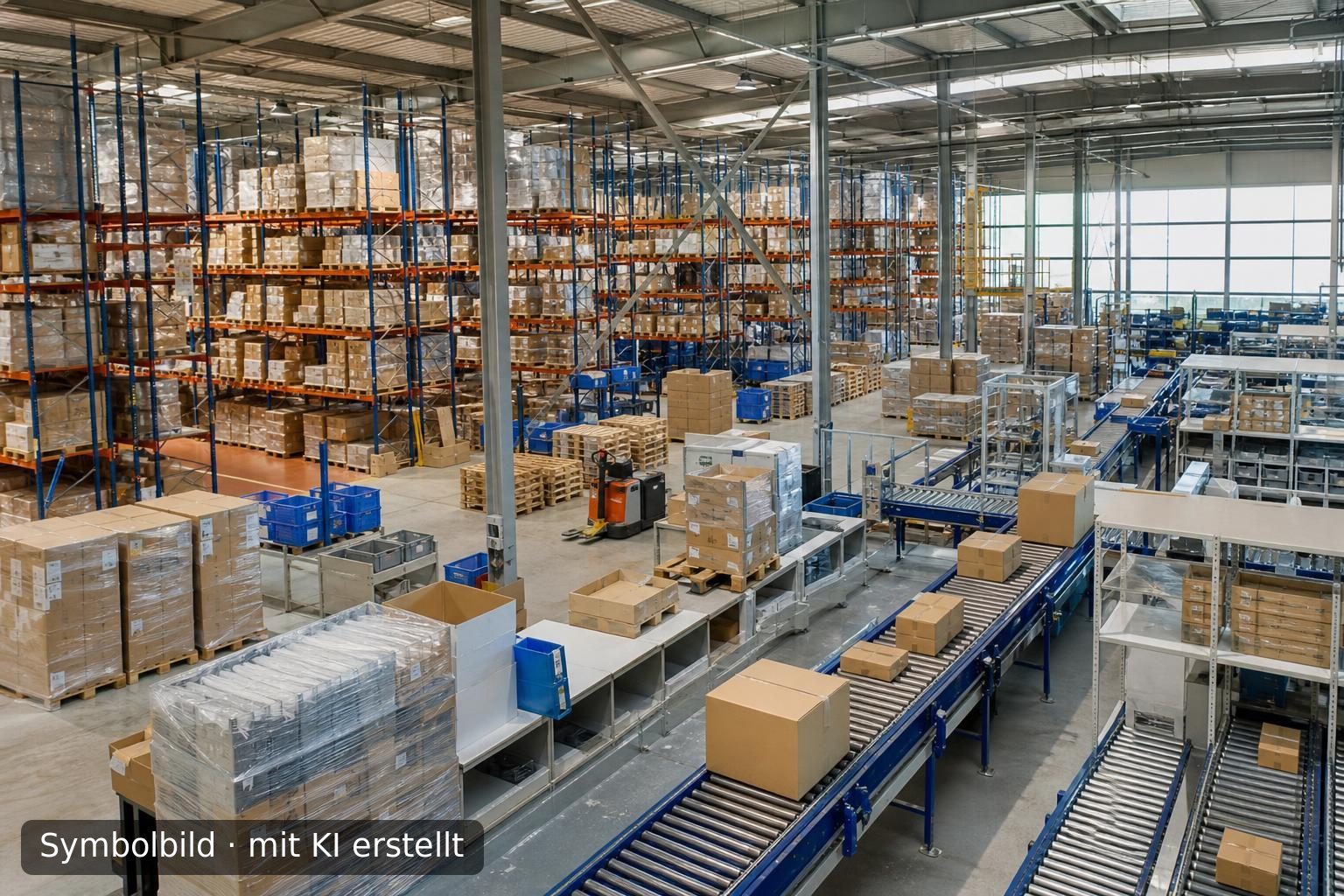 E-Commerce-Unternehmen mit Logistikzentrum in Mecklenburg-Vorpommern zu verkaufen Symbolbild – mit KI erstellt