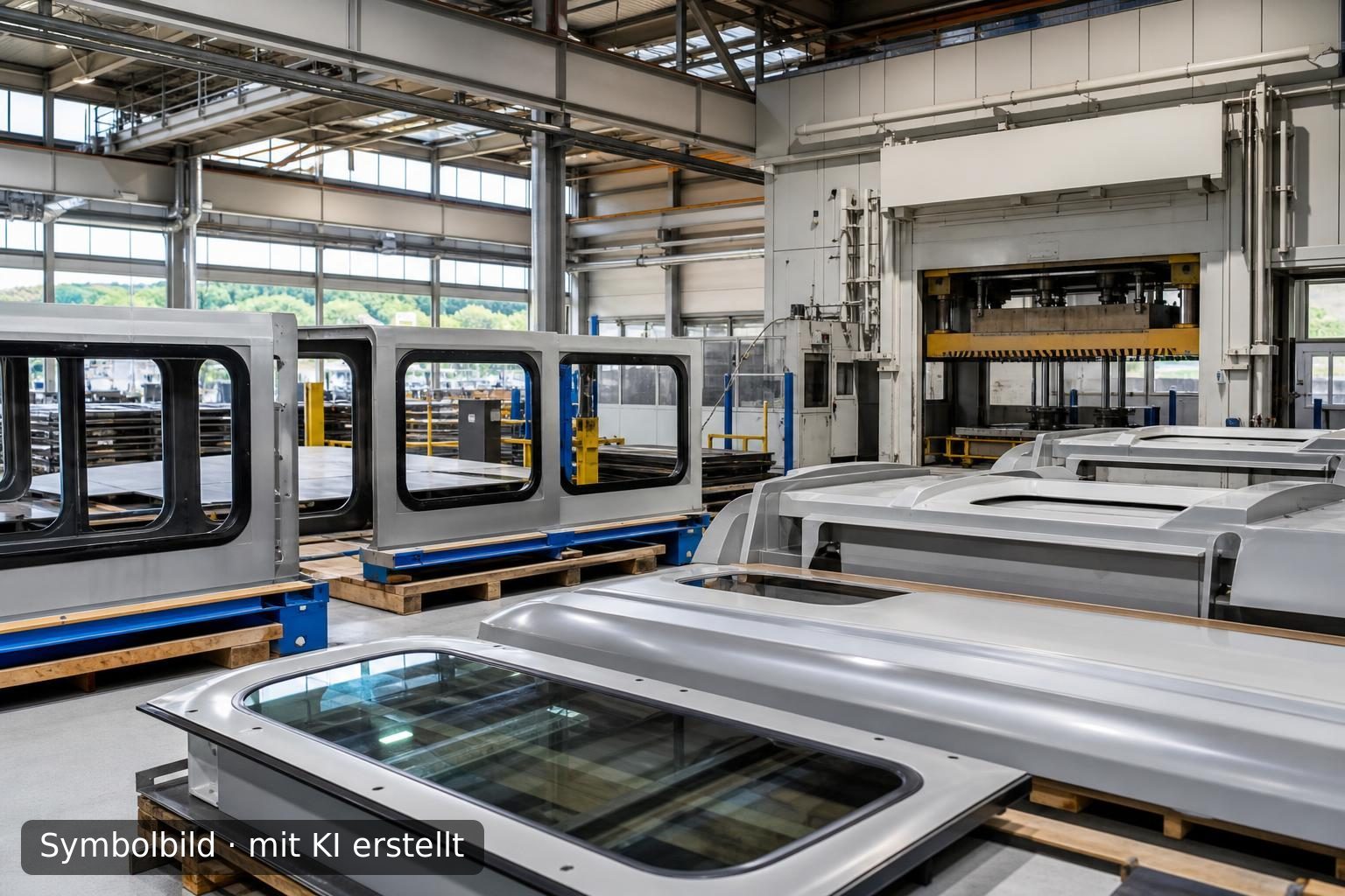 Spezialisierter Nischenanbieter für Schienenfahrzeugkomponenten in Rheinland-Pfalz Symbolbild – mit KI erstellt
