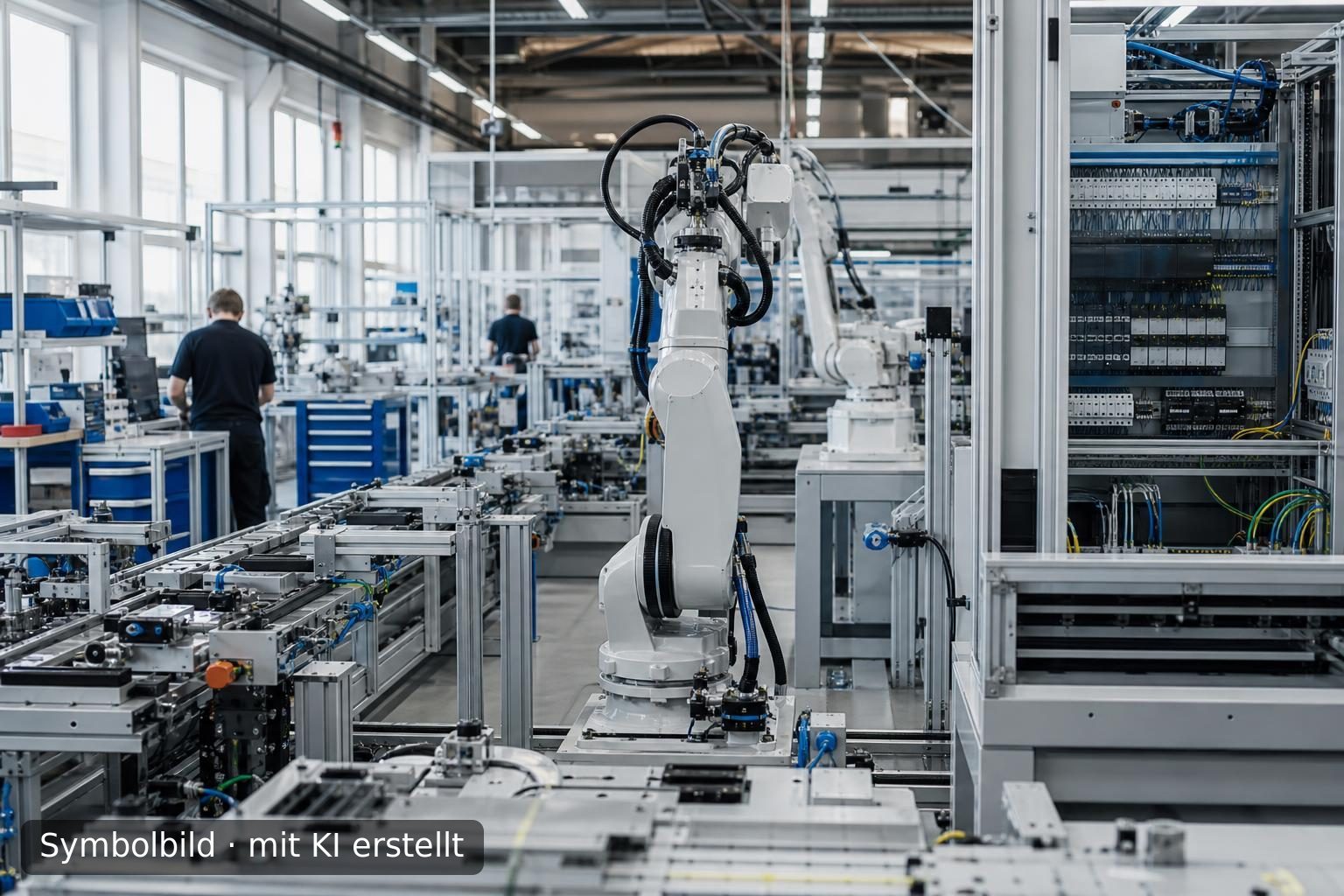 Etablierter Anbieter industrieller Automatisierungslösungen in Deutschland zur Nachfolge Symbolbild – mit KI erstellt