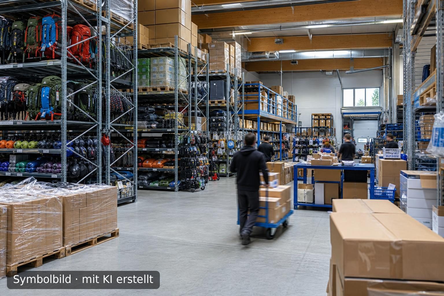 Nachfolge: Etablierter Großhandel für Sport- und Outdoorzubehör in Baden-Württemberg Symbolbild – mit KI erstellt