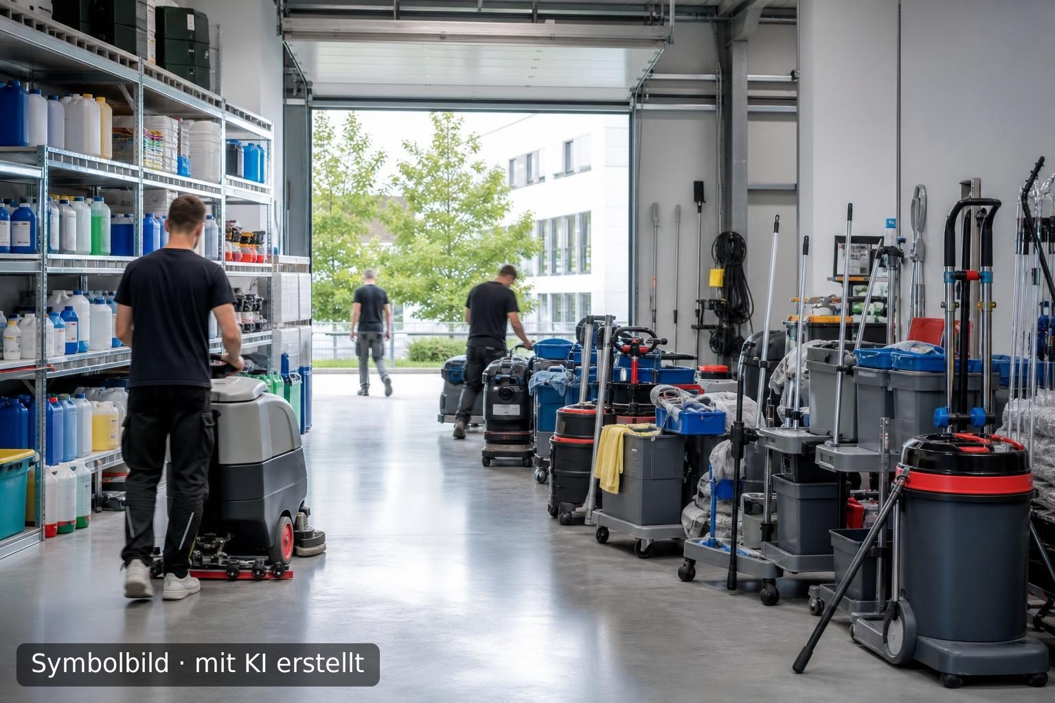 Etablierter Full-Service-Dienstleister für Gebäudereinigung in Baden-Württemberg Symbolbild – mit KI erstellt