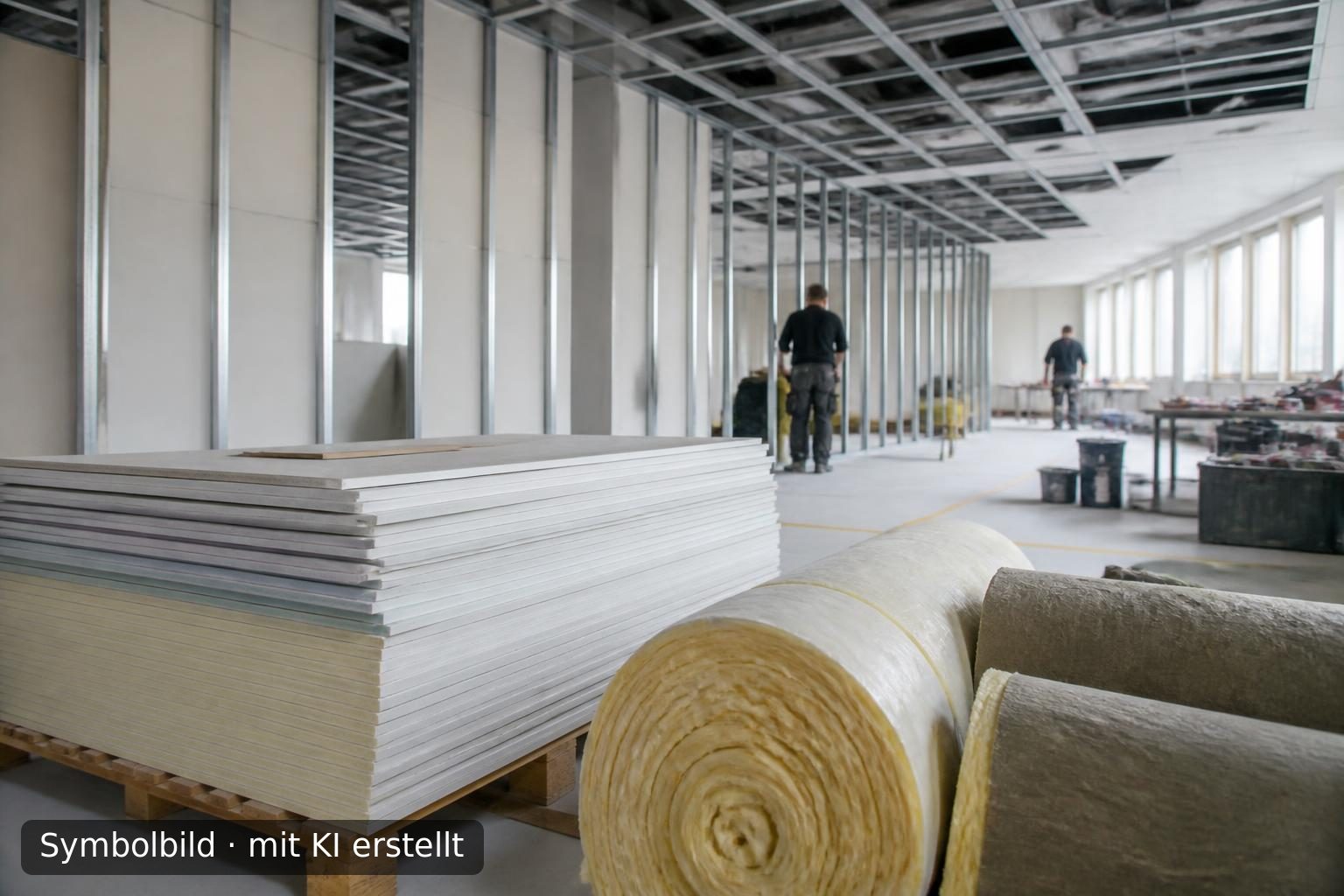 Spezialisiertes Trockenbau-Generalunternehmen in NRW zur Übernahme Symbolbild – mit KI erstellt