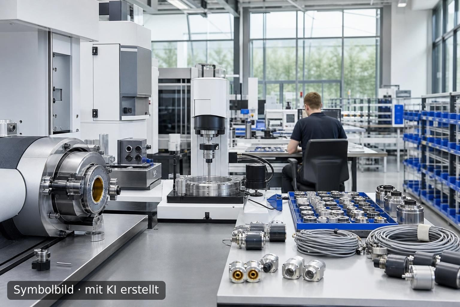 Hersteller für industrielle Präzisionsmesstechnik in Baden-Württemberg zur Nachfolge Symbolbild – mit KI erstellt