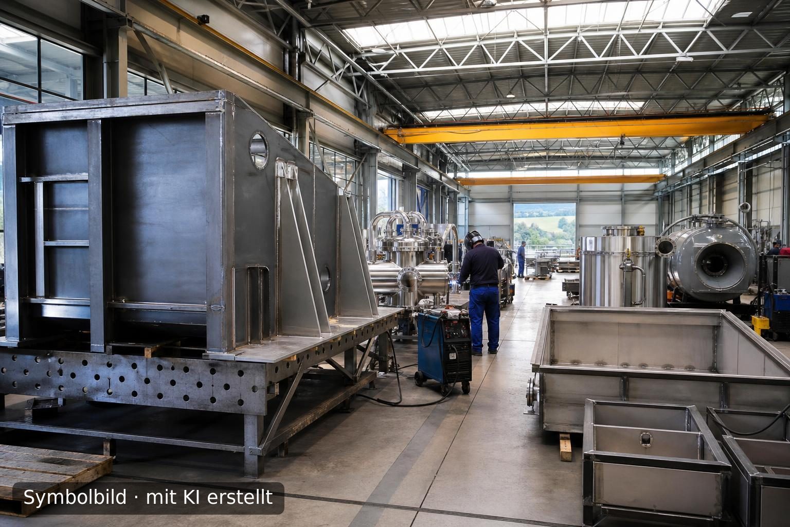 Nachfolge für ertragsstarken Metall- und Behälterbau in Süd-Österreich Symbolbild – mit KI erstellt