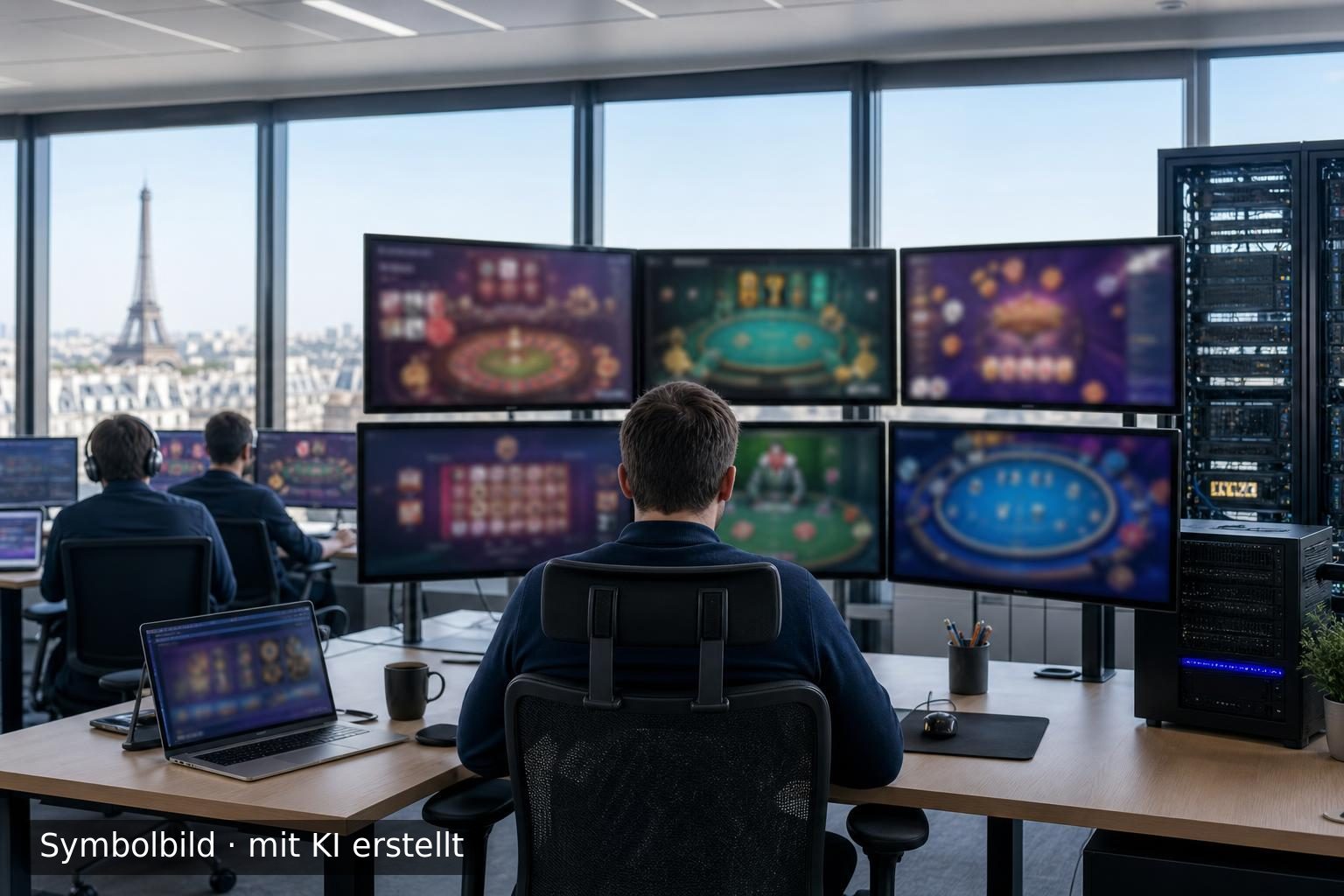 Etabliertes Online-Casino-Unternehmen in Frankreich zur Nachfolge Symbolbild – mit KI erstellt