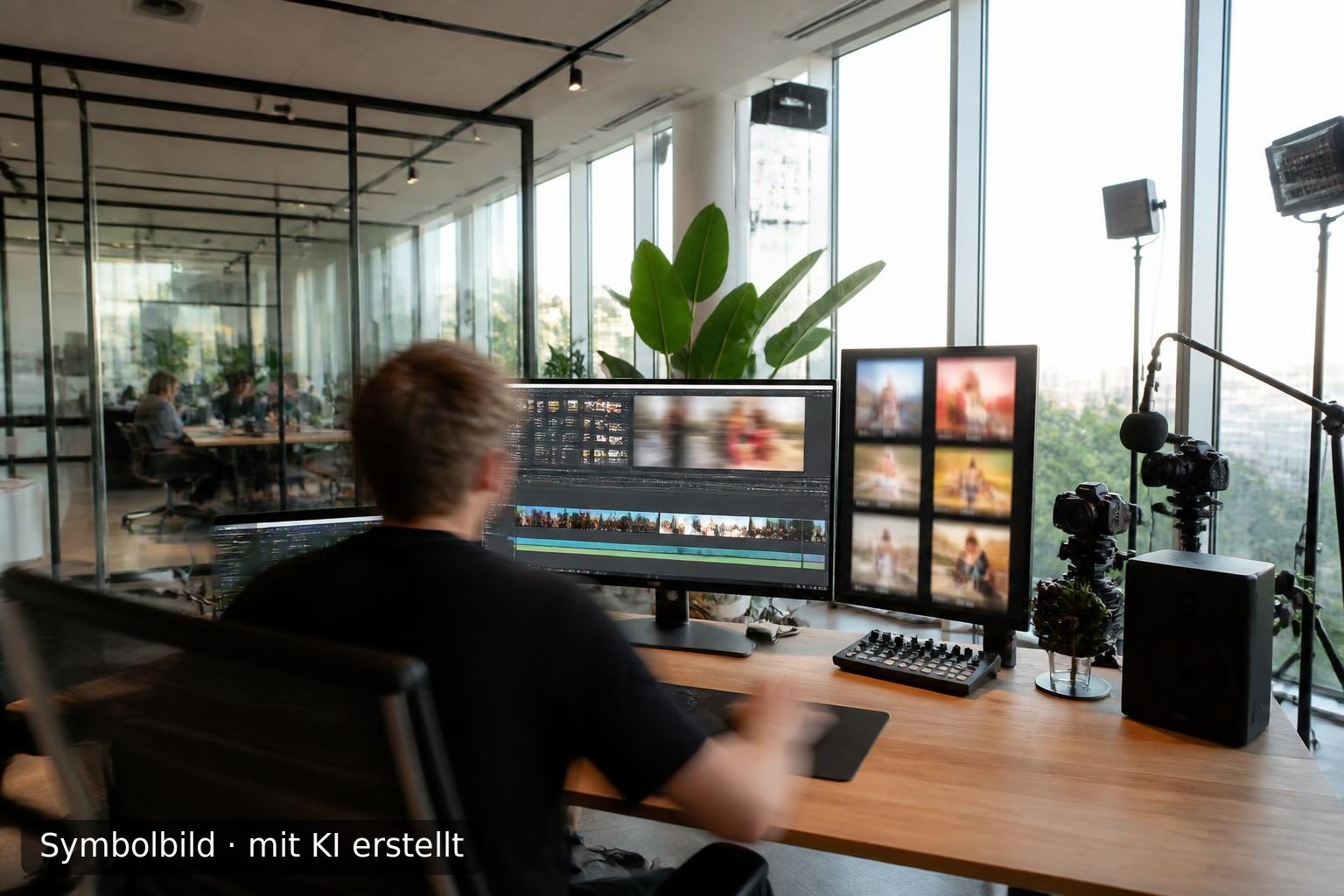 KI-gestützte Video-Editing-Plattform in den Niederlanden zum Verkauf Symbolbild – mit KI erstellt