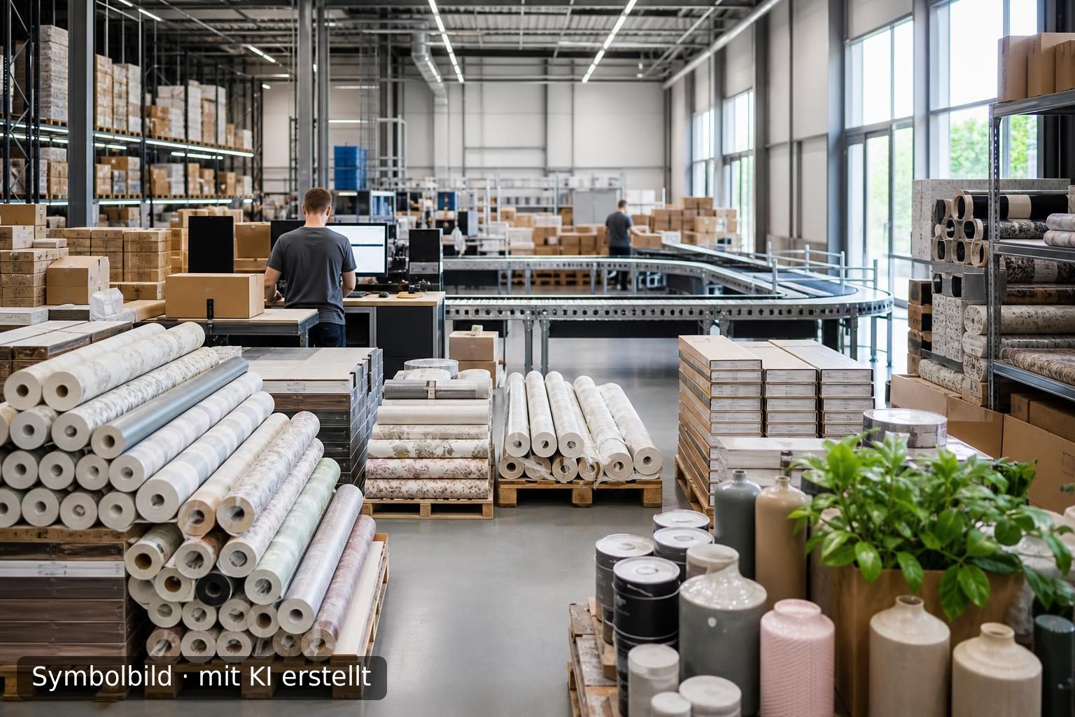 Beteiligung an profitablem Online-Handel für Tapeten und Wohnen in Lippe (NRW) Symbolbild – mit KI erstellt