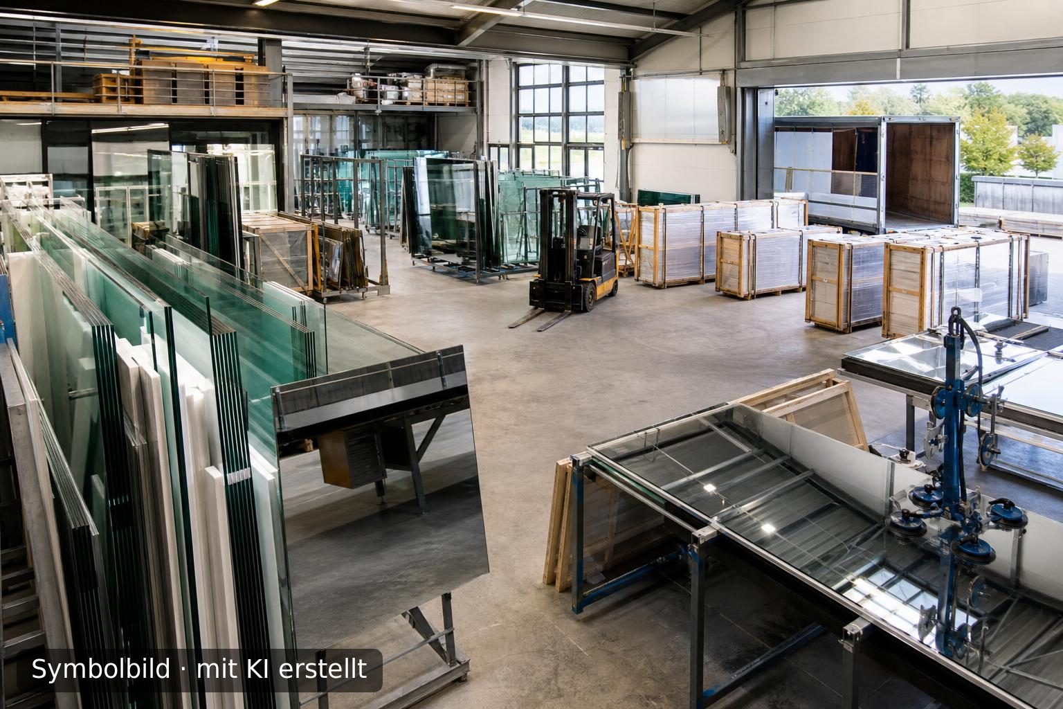 Nachfolgeregelung: Internationaler Großhandel für Glas- und Spiegelkomponenten in Bayern Symbolbild – mit KI erstellt