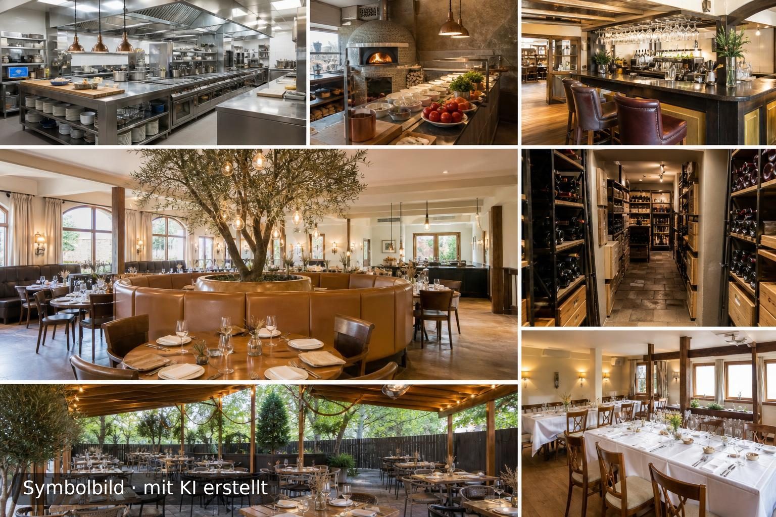 Etabliertes italienisches Restaurant zur Nachfolge im Kreis Recklinghausen Symbolbild – mit KI erstellt