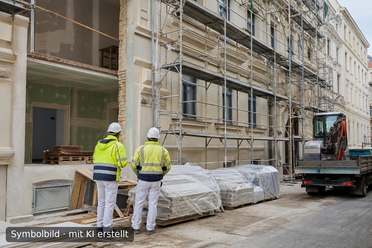 Etabliertes Bauunternehmen für Sanierung und Revitalisierung in Österreich zur Nachfolge Symbolbild – mit KI erstellt
