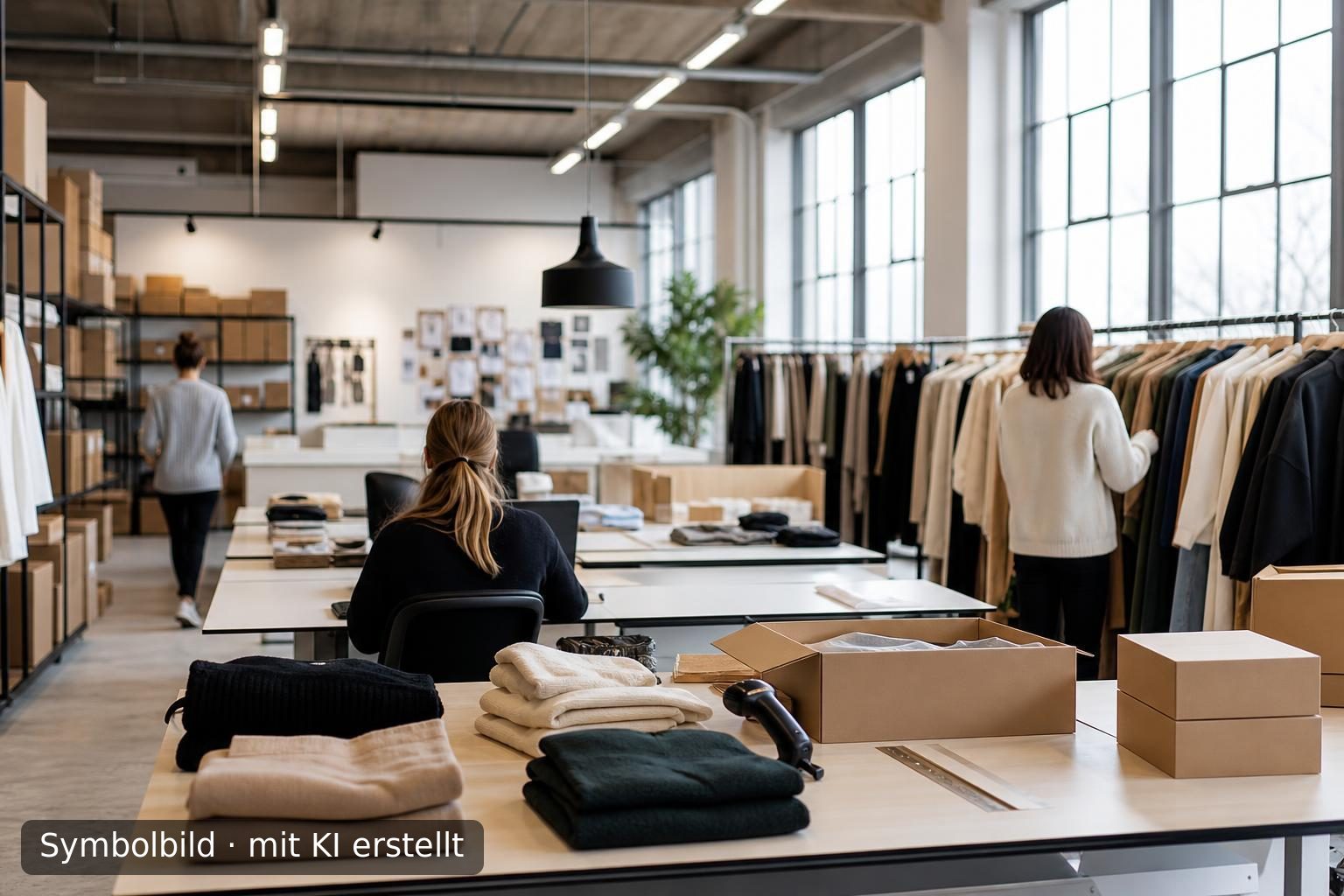 Etabliertes Damenmode-Label mit starkem Online-Fokus in West-Niederlande zur Nachfolge Symbolbild – mit KI erstellt