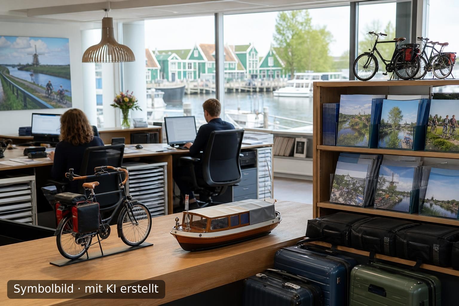 Etablierter Spezialreiseveranstalter für Radreisen in West-Niederlande zur Nachfolge Symbolbild – mit KI erstellt