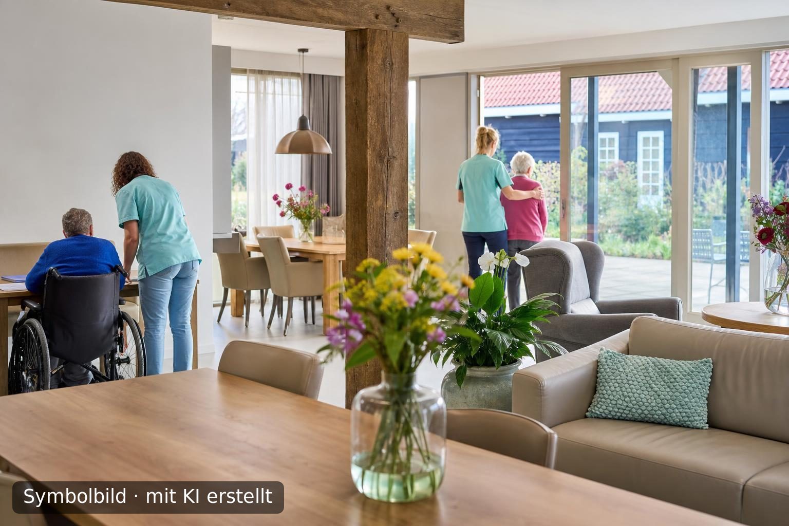 Nachfolge für etablierte Seniorentagespflege in der Region Midden-Nederland Symbolbild – mit KI erstellt