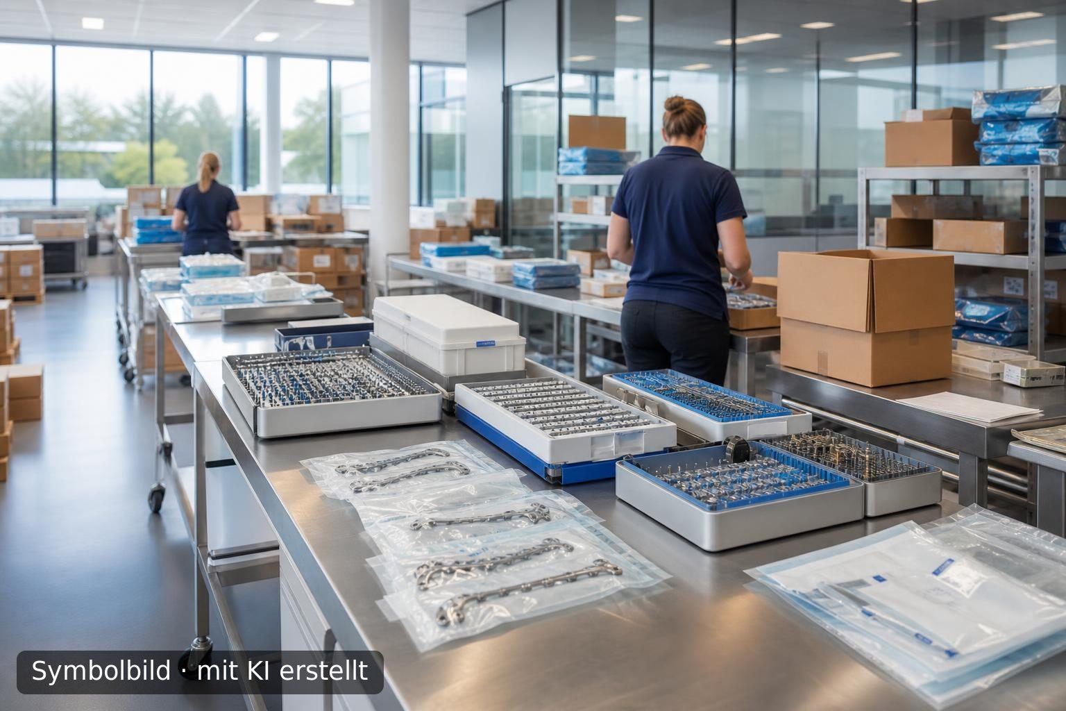 Distributeur für orthopädische Implantate in West-Niederlande Symbolbild – mit KI erstellt