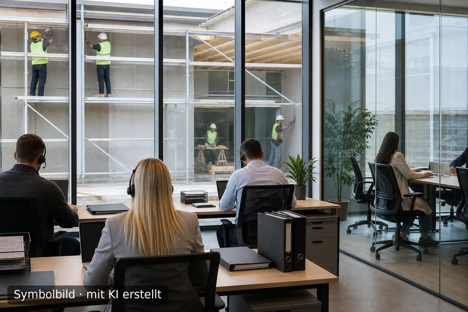 Etablierte Personalvermittlung für das Baugewerbe in Süd-Niederlande zur Nachfolge Symbolbild – mit KI erstellt