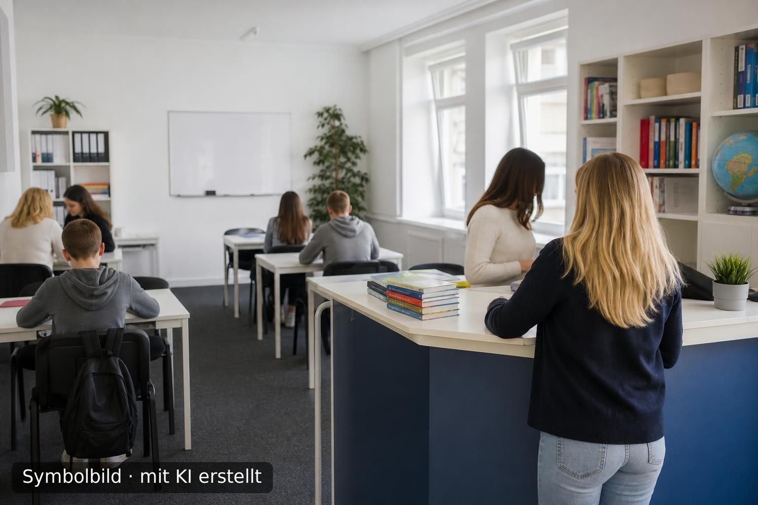 Etablierte Nachhilfeschule in Leverkusen zur Nachfolge Symbolbild – mit KI erstellt