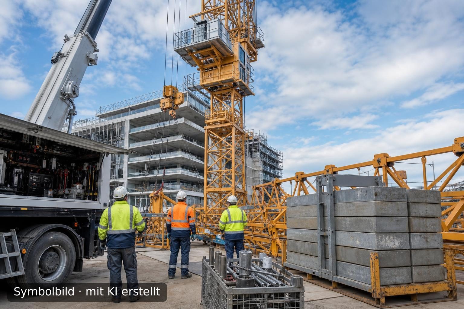 Etablierter Baukranservice zur Nachfolge – Immobilien & Bauwesen Symbolbild – mit KI erstellt