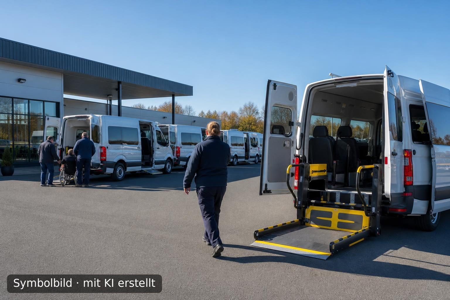 Etabliertes Unternehmen für Krankenfahrten und Behindertenbeförderung zur Nachfolge Symbolbild – mit KI erstellt