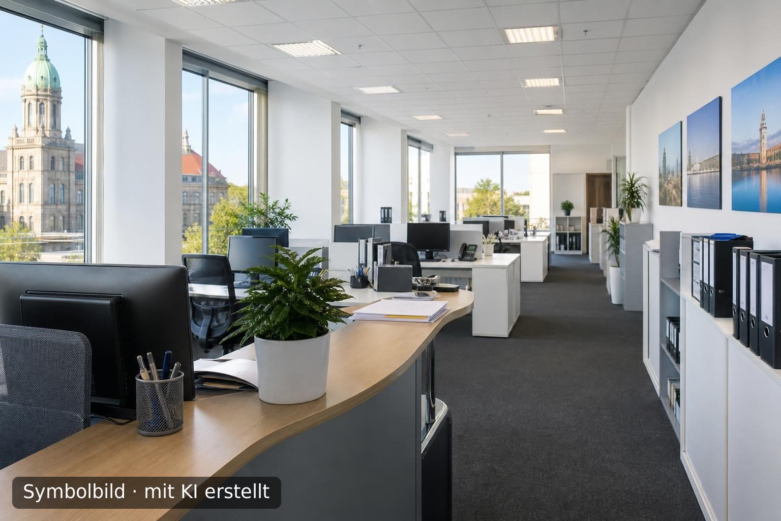Etabliertes Zeitarbeitsunternehmen in Potsdam zur Nachfolge Symbolbild – mit KI erstellt