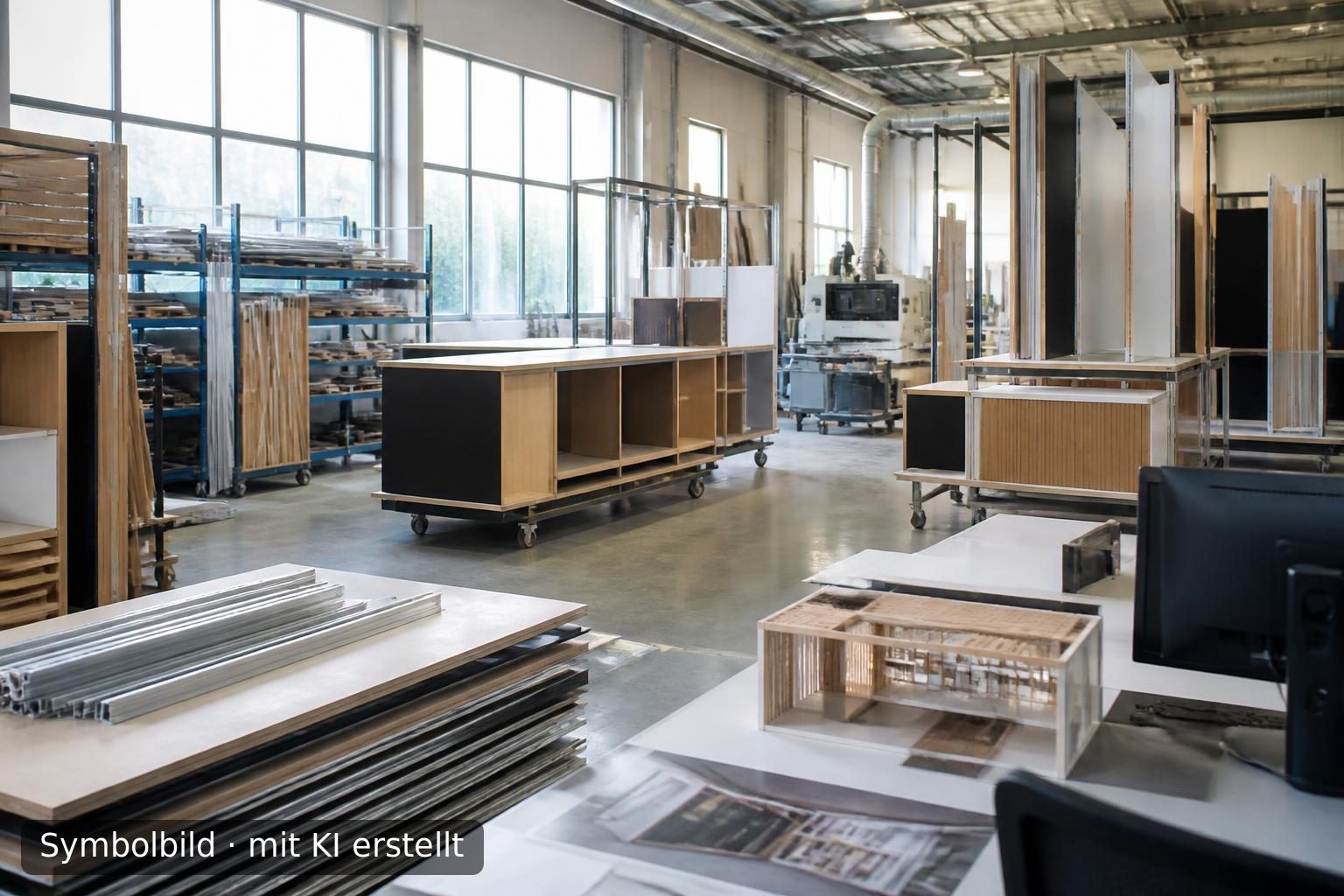 Etabliertes Unternehmen für Messe- und Ausstellungsbau in Brandenburg zur Nachfolge Symbolbild – mit KI erstellt