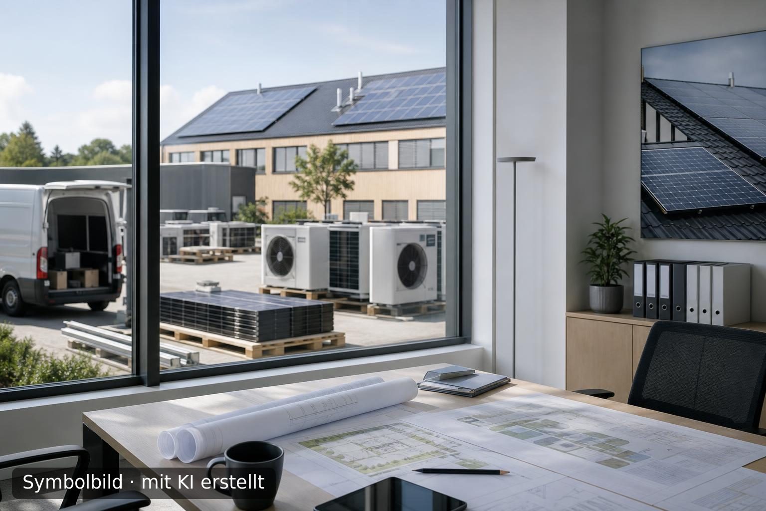 Wachstumsstarker Anbieter für Photovoltaik und Wärmepumpen in Norddeutschland Symbolbild – mit KI erstellt