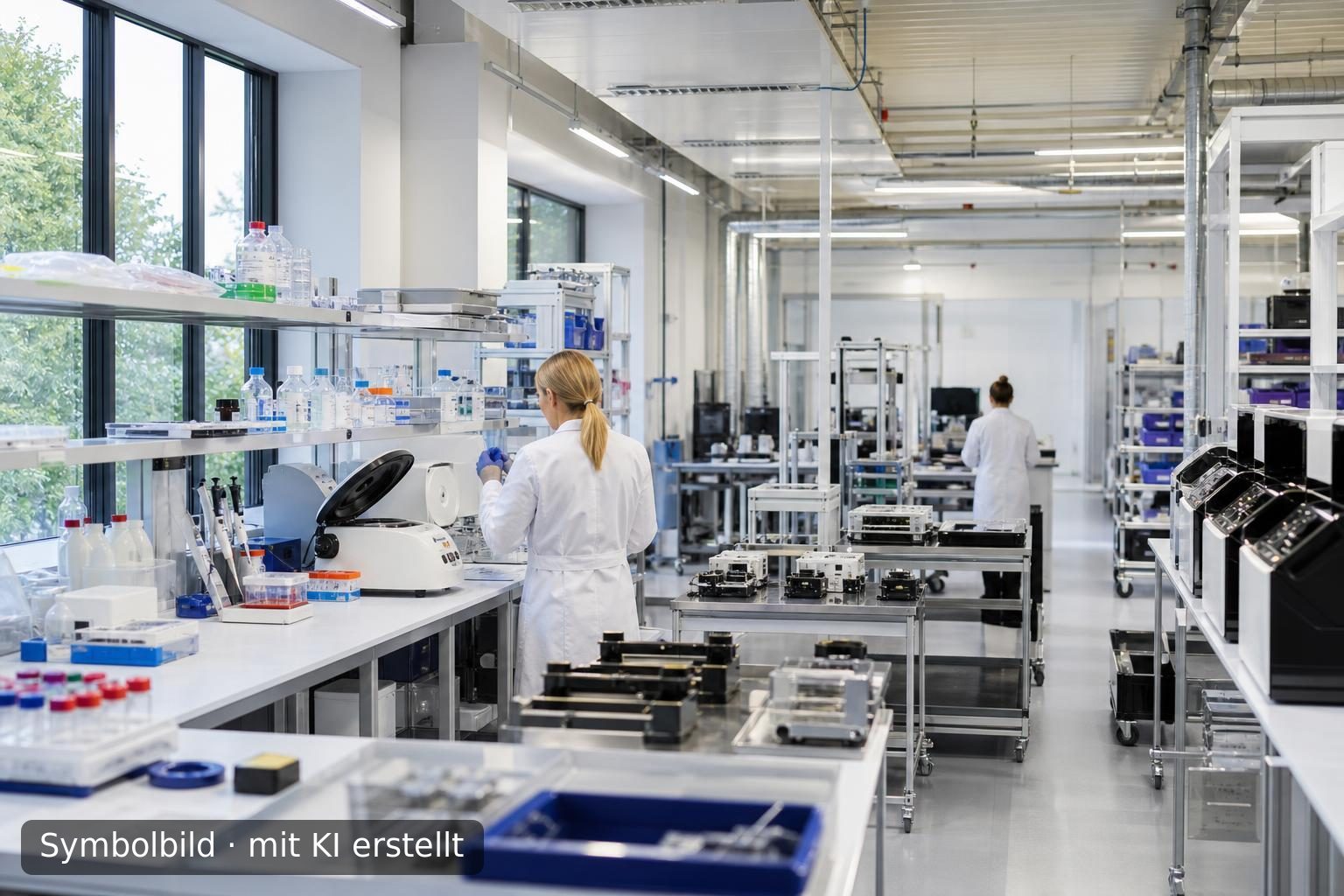 Etabliertes Biotechnologie-Unternehmen in Nordrhein-Westfalen zur Nachfolge Symbolbild – mit KI erstellt