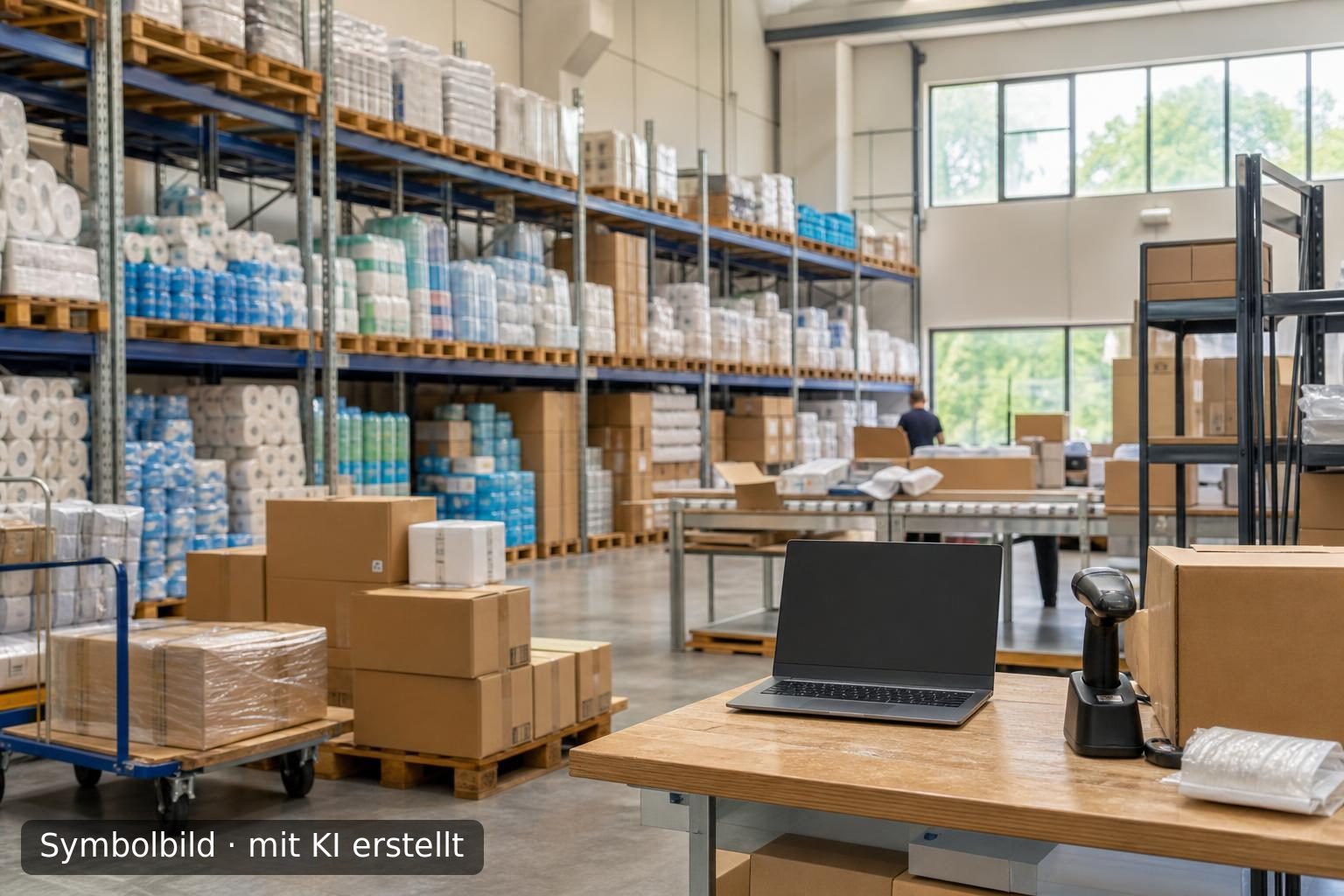 E-Commerce-Unternehmen für Hygieneartikel in Nordrhein-Westfalen zur Nachfolge Symbolbild – mit KI erstellt