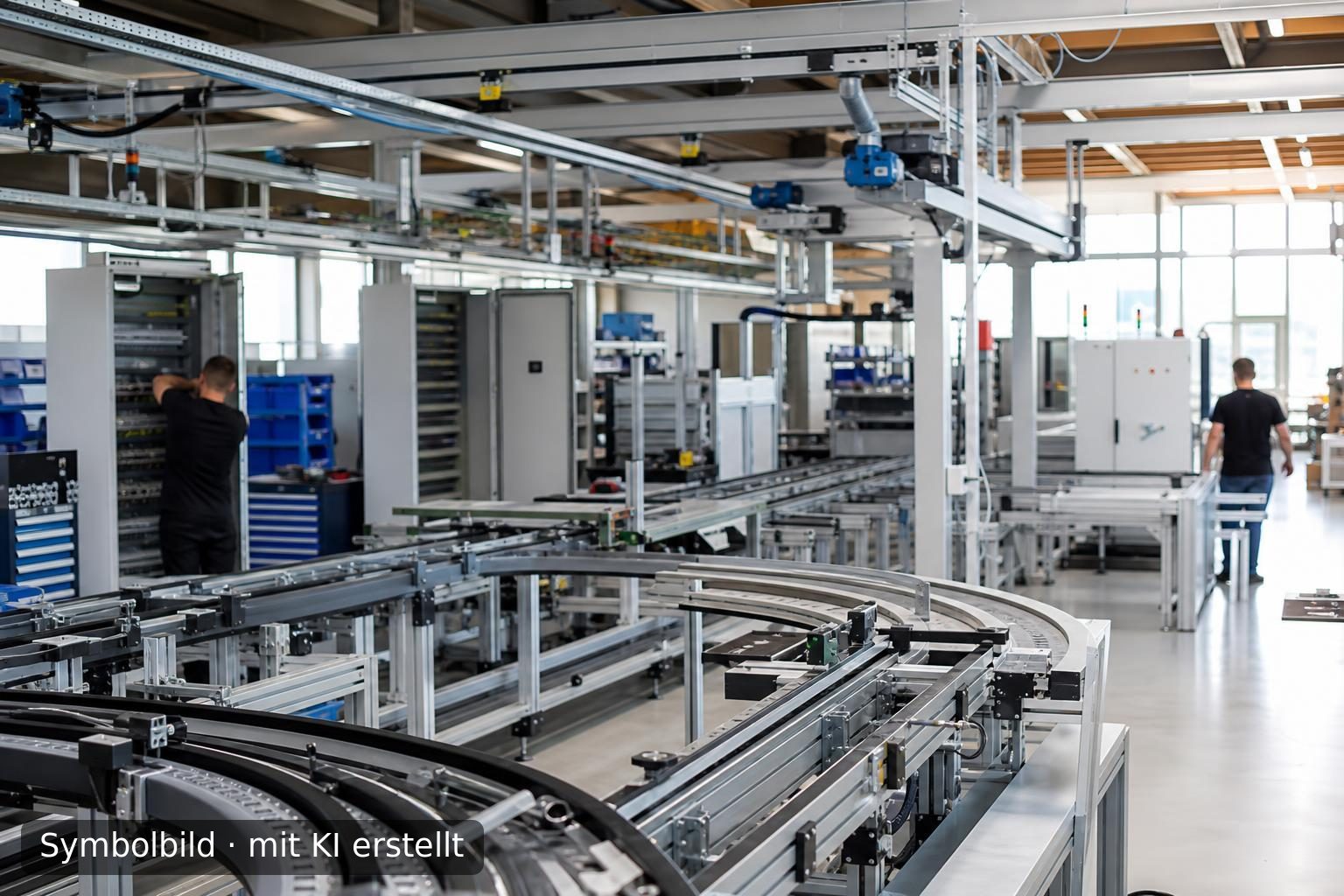 Nachfolge: Spezialist für Fördertechnik und Automatisierungslösungen in Deutschland Symbolbild – mit KI erstellt