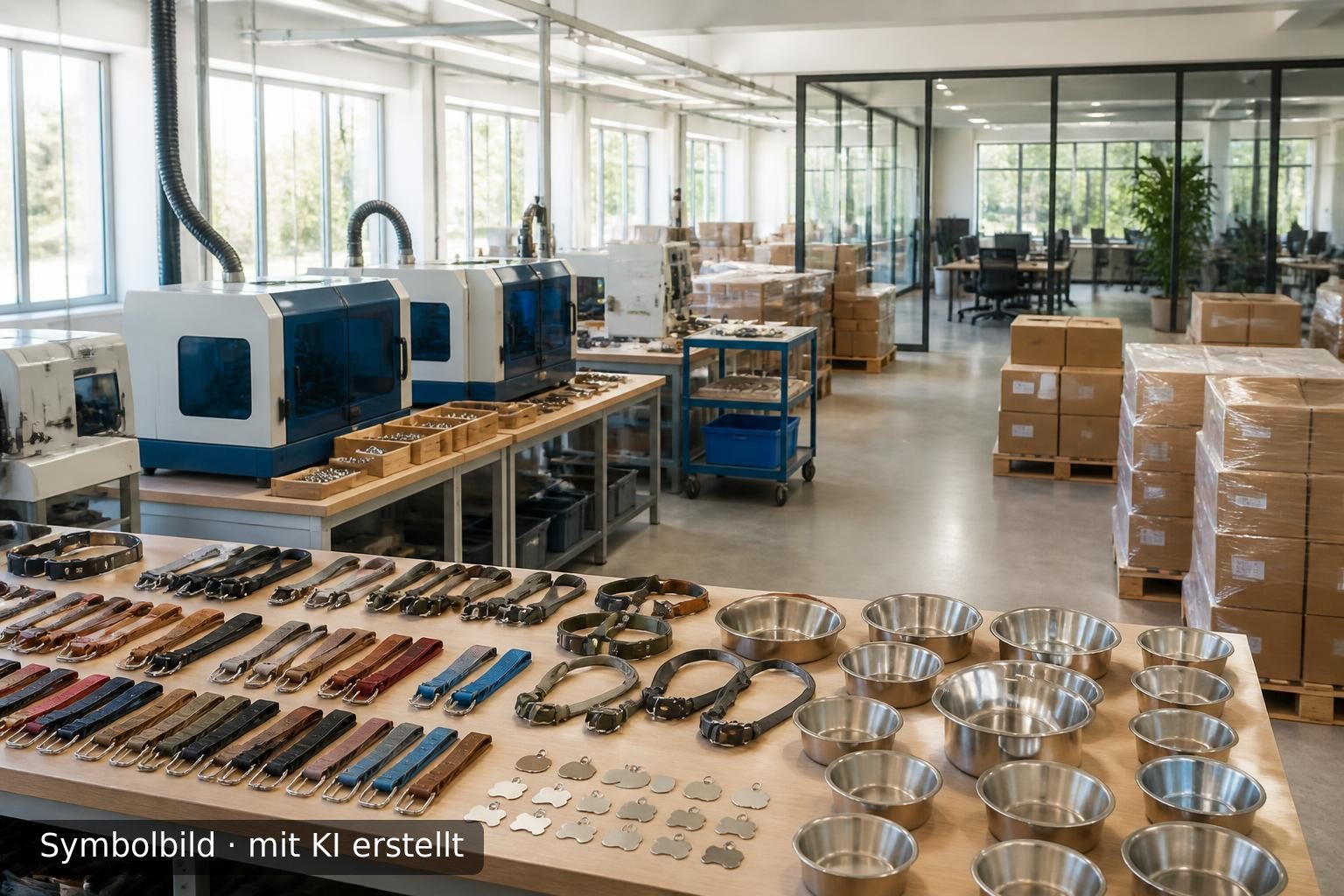 Internationale Plattform für Haustierzubehör und Produktion in der Schweiz Symbolbild – mit KI erstellt
