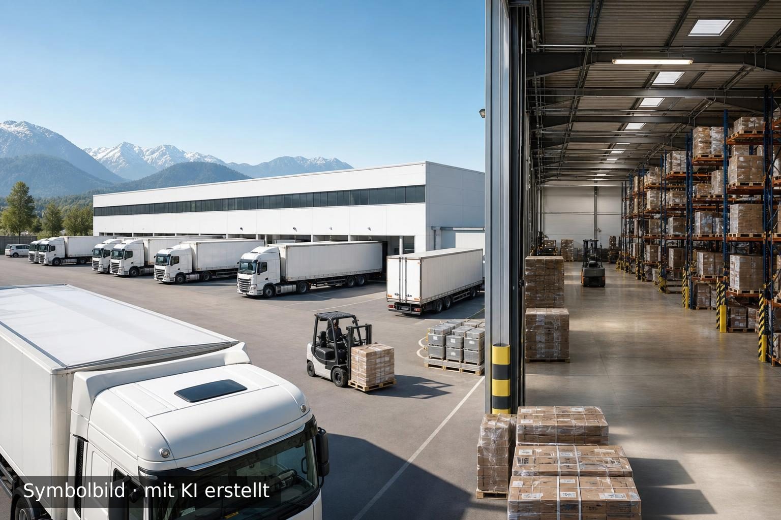 Nachfolge für etabliertes Logistikunternehmen in Bayern Symbolbild – mit KI erstellt