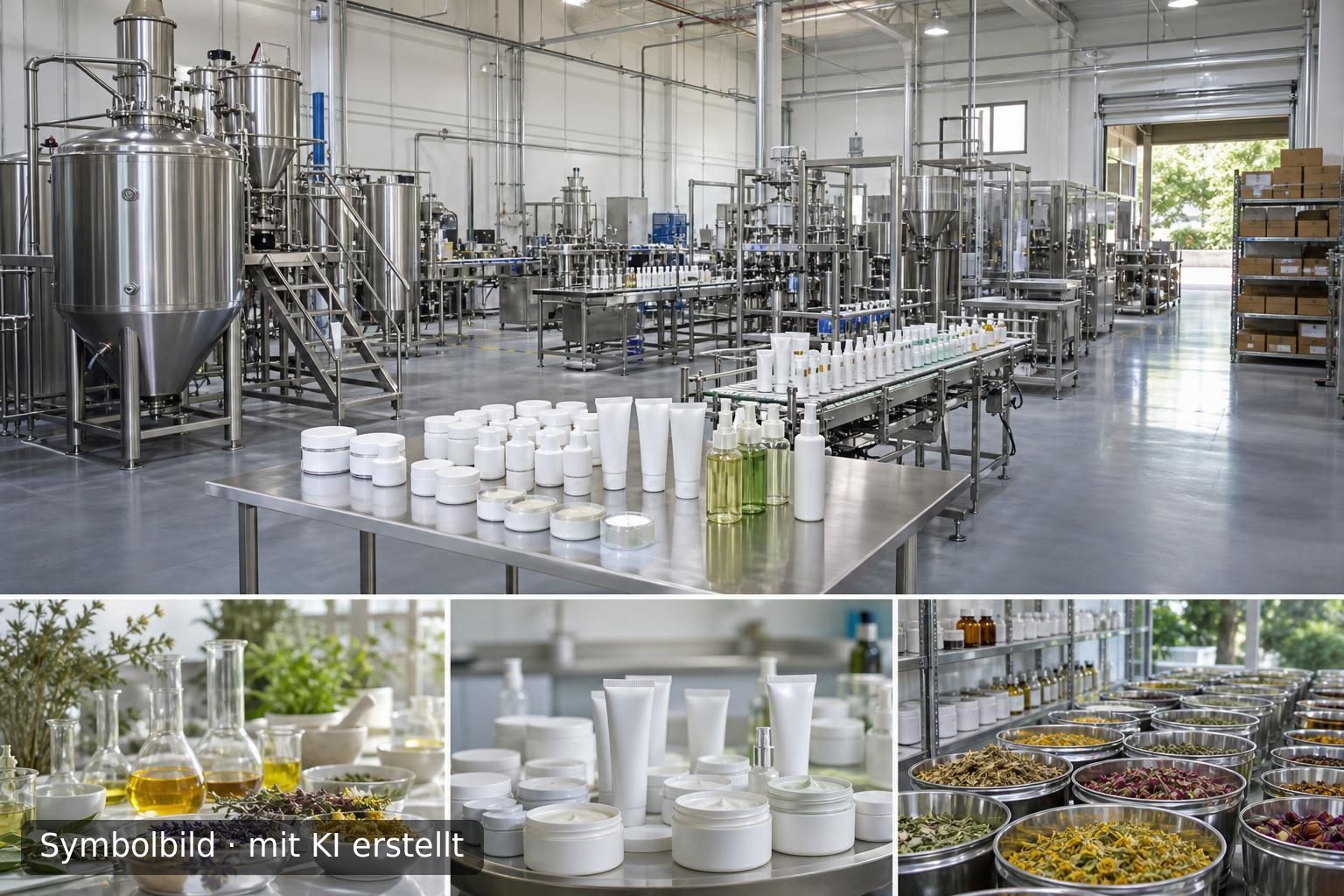 Etablierter Hersteller für Naturkosmetik und Körperpflege in Bulgarien Symbolbild – mit KI erstellt
