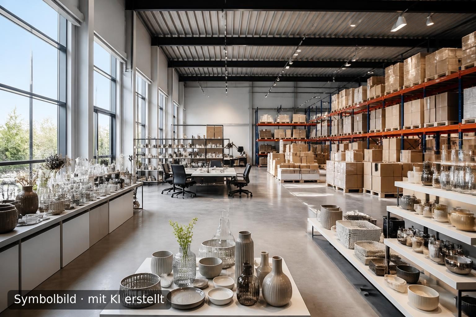 International agierende Premium-Designmarke für Konsumgüter in NRW Symbolbild – mit KI erstellt