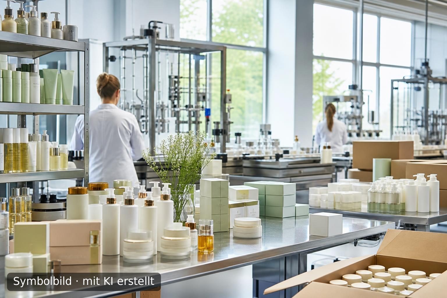 Skalierbare Clean-Beauty-Marke in Baden-Württemberg zur Nachfolge Symbolbild – mit KI erstellt