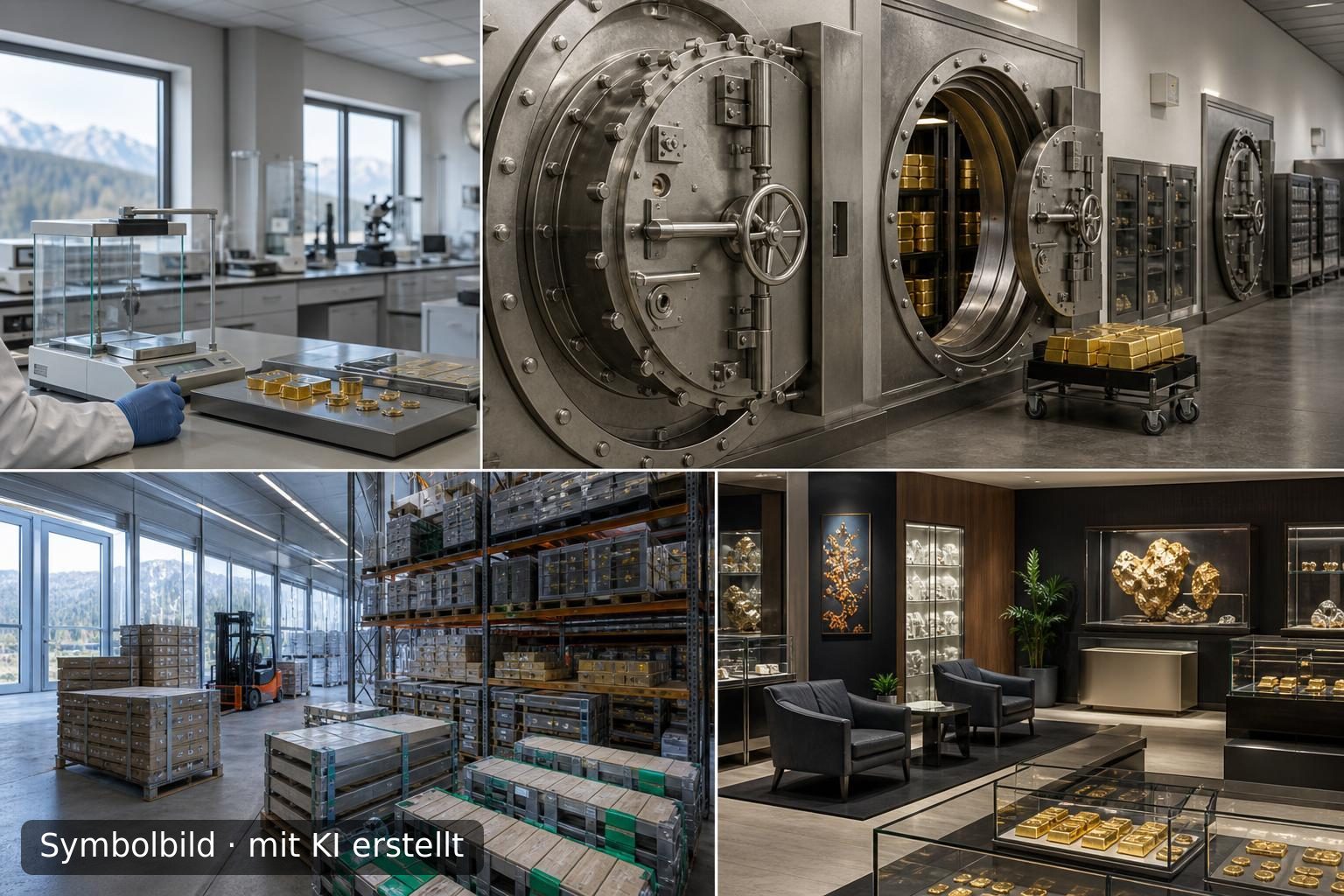 Nachfolgeregelung: Weltmarktführer für seltene Edelmetalle in Bayern Symbolbild – mit KI erstellt