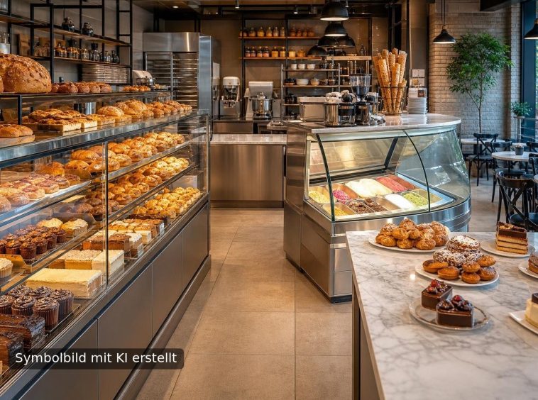 Symbolbild Bäckerei / Konditorei / Cafe / Eisdiele - mit KI erstellt