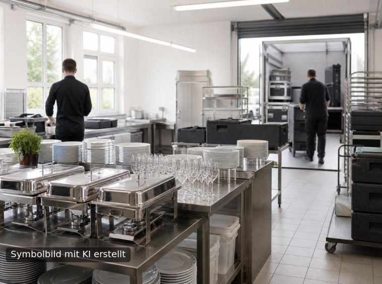 Symbolbild Catering / Veranstaltungen / Lieferdienste - mit KI erstellt