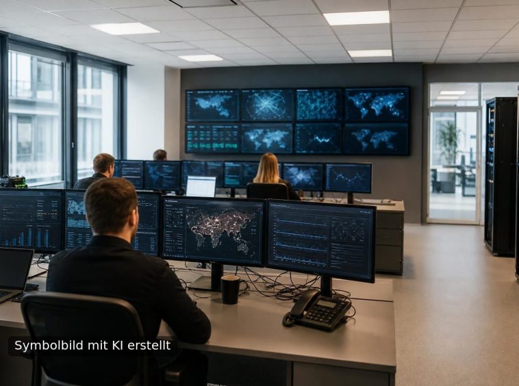 Symbolbild Cyber Security - mit KI erstellt