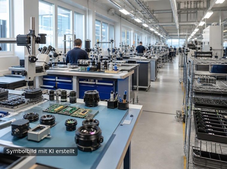 Symbolbild Elektronik / Optik - mit KI erstellt