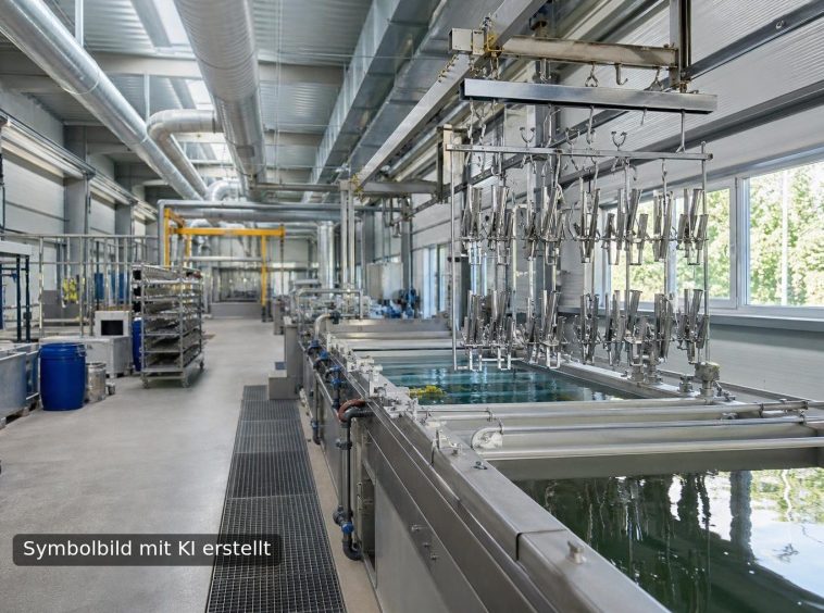 Symbolbild Galvano- / Oberflächentechnik - mit KI erstellt