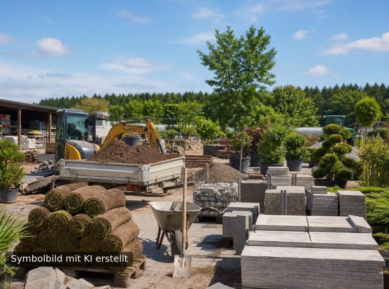 Symbolbild Gartenbau / Landschaftsbau - mit KI erstellt
