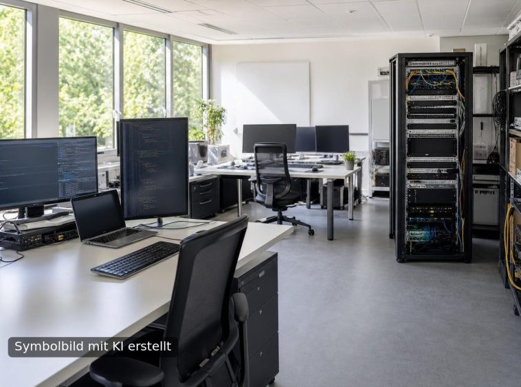 Symbolbild IT-/ Software- /Tech-Dienstleister - mit KI erstellt