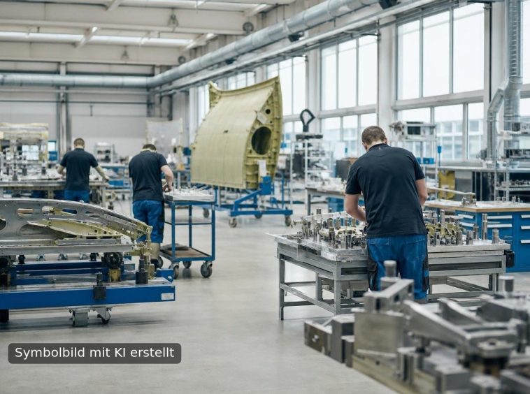 Symbolbild Luft- und Raumfahrt / Rüstung - mit KI erstellt