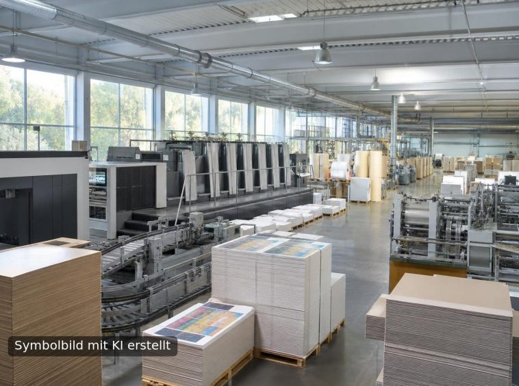 Symbolbild Papier / Verpackung / Druck - mit KI erstellt