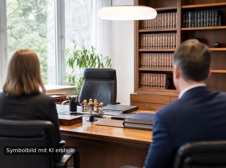 Symbolbild Rechtsberatung / Notar - mit KI erstellt