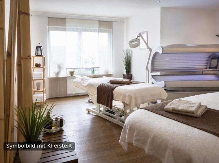 Symbolbild Spa / Massage / Sonnenstudio - mit KI erstellt