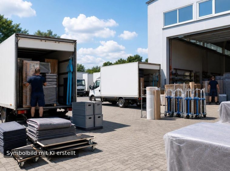 Symbolbild Umzugsunternehmen - mit KI erstellt