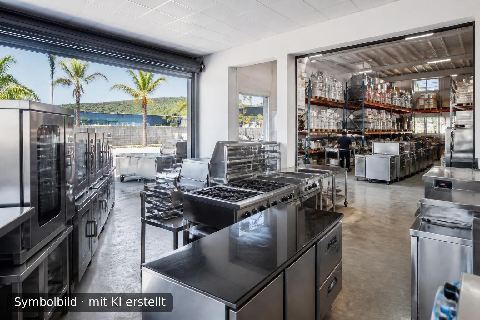 Führender Großküchen-Spezialist in Curaçao (Niederländische Karibik) Symbolbild – mit KI erstellt