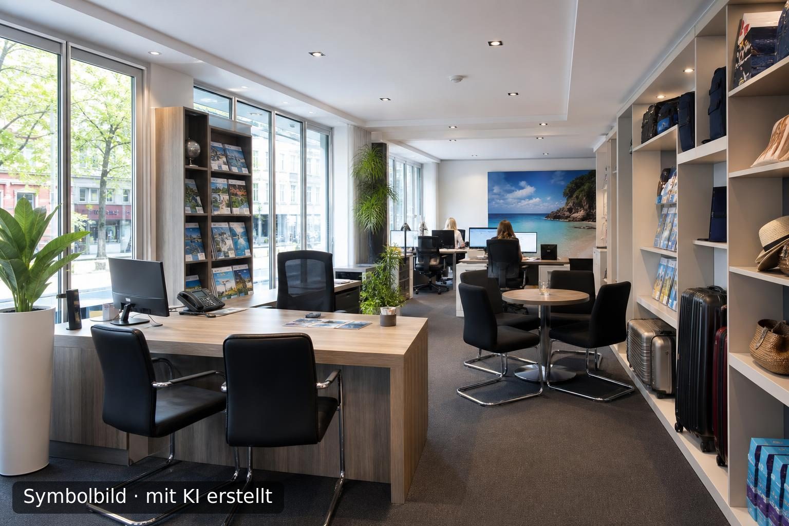 Profitables Reisebüro mit Fokus auf Spezialreisen in deutschen Metropolregionen gesucht Symbolbild – mit KI erstellt