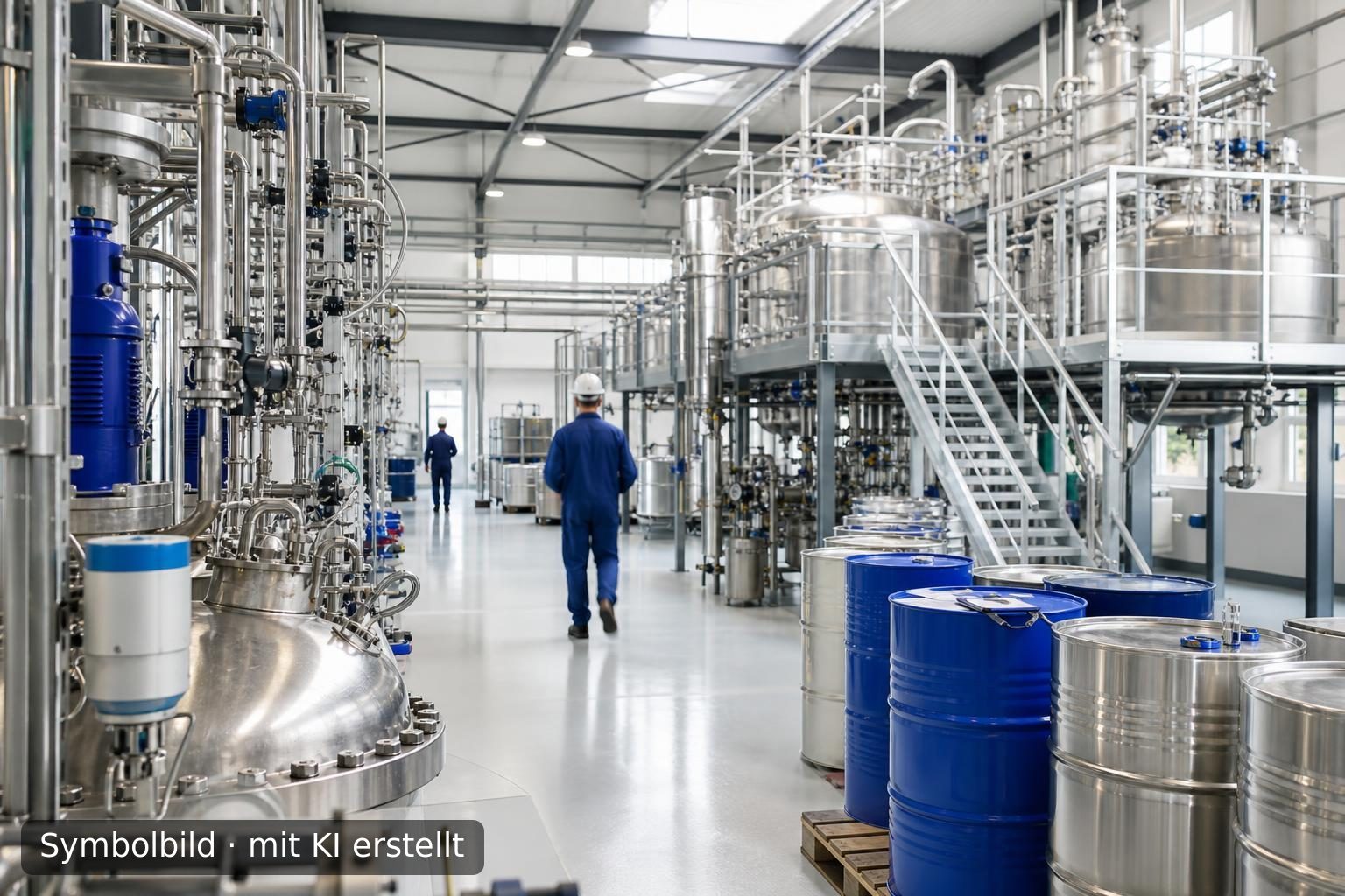 Etabliertes Produktionsunternehmen der Chemieindustrie in der Region Mannheim gesucht Symbolbild – mit KI erstellt